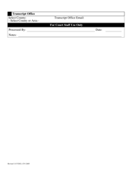 Form 12605 Request for Audio Records of Remote Proceedings - New Jersey, Page 2