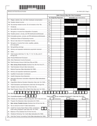 Form NJ-1040X Amended Resident Income Tax Return - New Jersey, Page 2