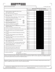 Form NJ-1040X Amended Resident Income Tax Return - New Jersey, Page 3