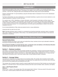 Instructions for Form NJ-1041 New Jersey Income Tax Fiduciary Return - New Jersey, Page 17