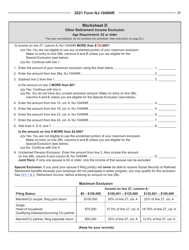 Instructions for Form NJ-1040NR Nonresident Income Tax Return - New Jersey, Page 20