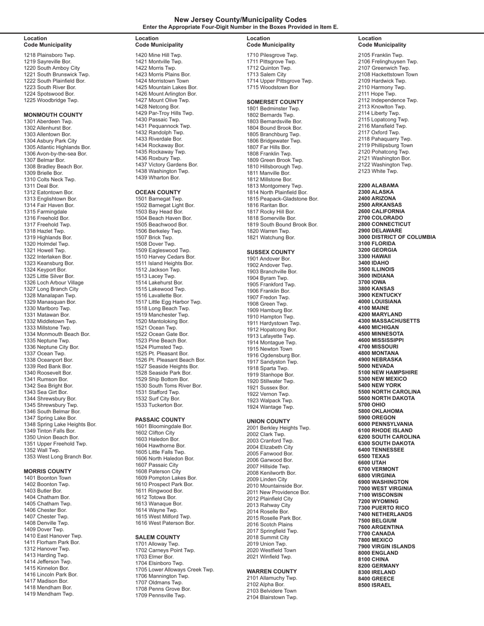 Form REG-1E Application for St-5 Exempt Organization Certificate for Nonprofit Exemption From Sales Tax - New Jersey, Page 7