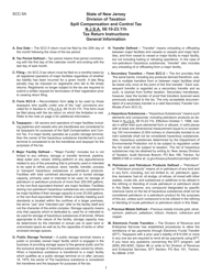 Form SCC-5 Spill Compensation and Control Tax - New Jersey, Page 2