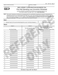 Form CBT-100 New Jersey Corporation Business Tax Return - New Jersey, Page 15