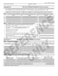 Form CBT-100S New Jersey Corporation Business Tax Return Sample - New Jersey, Page 15