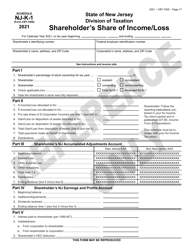 Form CBT-100S New Jersey Corporation Business Tax Return Sample - New Jersey, Page 18