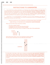 Form NYS-APP Application for NYS Examinations - New York, Page 5