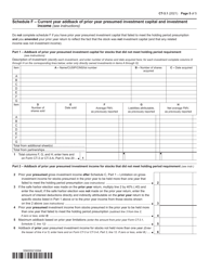 Form CT-3.1 Investment and Other Exempt Income and Investment Capital - New York, Page 5