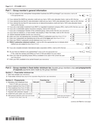 Form CT-3-A/BC Member&#039;s Detail Report - Filed by a Corporation Included in a Combined Franchise Tax Return - New York, Page 2