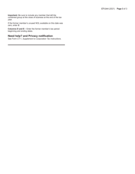 Instructions for Form CT-3.4 Net Operating Loss Deduction (Nold) - New York, Page 3