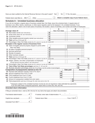 Form CT-13 Unrelated Business Income Tax Return - New York, Page 2