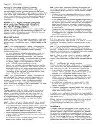 Instructions for Form CT-13 Unrelated Business Income Tax Return - New York, Page 2