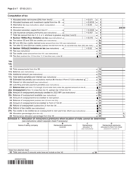 Form CT-33 Life Insurance Corporation Franchise Tax Return - New York, Page 2