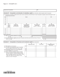 Form CT-33-A/ATT Schedule A, B, C, D, E Life Insurance Corporation Combined Franchise Tax Return - New York, Page 2