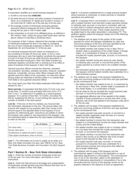 Instructions for Form CT-3 General Business Corporation Franchise Tax Return - New York, Page 12