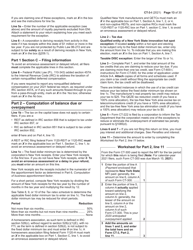 Instructions for Form CT-3 General Business Corporation Franchise Tax Return - New York, Page 13