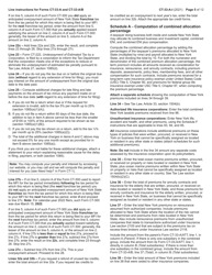 Instructions for Form CT-33-A, CT-33-A/ATT, CT-33-A/B - New York, Page 5