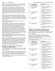 Instructions for Form CT-33-A, CT-33-A/ATT, CT-33-A/B - New York, Page 6