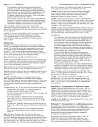 Instructions for Form CT-33-A, CT-33-A/ATT, CT-33-A/B - New York, Page 8