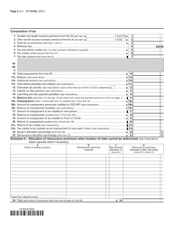 Form CT-33-NL Non-life Insurance Corporation Franchise Tax Return - New York, Page 2