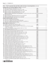 Form CT-34-SH New York S Corporation Shareholders&#039; Information Schedule - New York, Page 2