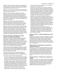 Instructions for Form CT-3-A General Business Corporation Combined Franchise Tax Return - New York, Page 23