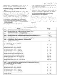 Instructions for Form CT-3-A General Business Corporation Combined Franchise Tax Return - New York, Page 9