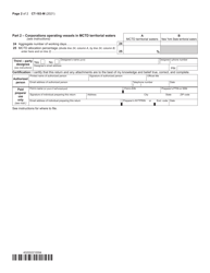 Form CT-183-M Transportation and Transmission Corporation Mta Surcharge Return - New York, Page 2