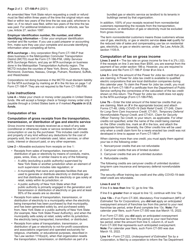 Instructions for Form CT-186-P Utility Services Tax Return - Gross Income - New York, Page 2