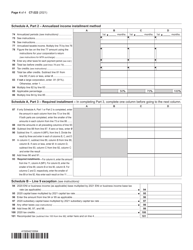 Form CT-222 Underpayment of Estimated Tax by a Corporation - New York, Page 4