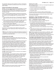 Instructions for Form CT-186-E Telecommunications Tax Return and Utility Services Tax Return - New York, Page 3