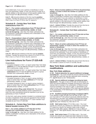 Instructions for Form CT-225-A, CT-225-A/B - New York, Page 2