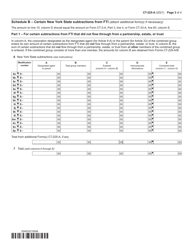 Form CT-225-A New York State Modifications (For Filers of Combined Franchise Tax Returns) - New York, Page 3