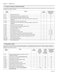 Instructions for Form CT-600 Ordering of Corporation Tax Credits - New York, Page 2