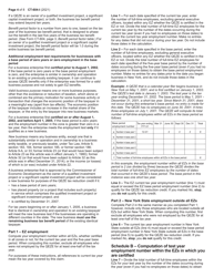 Instructions for Form CT-604 Claim for Qeze Tax Reduction Credit - New York, Page 4