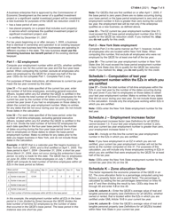 Instructions for Form CT-604 Claim for Qeze Tax Reduction Credit - New York, Page 7