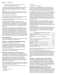 Instructions for Form CT-611 Claim for Brownfield Redevelopment Tax Credit for Qualified Sites Accepted Into the Brownfield Cleanup Program Prior to June 23, 2008 - New York, Page 2