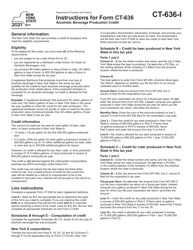 Document preview: Instructions for Form CT-636 Alcoholic Beverage Production Credit - New York