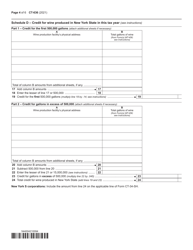 Form CT-636 Alcoholic Beverage Production Credit - New York, Page 4