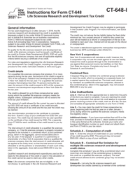 Document preview: Instructions for Form CT-648 Life Sciences Research and Development Tax Credit - New York