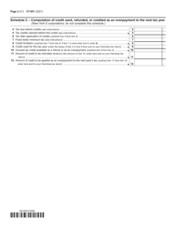 Form CT-651 Recovery Tax Credit - New York, Page 2