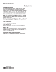 Form CT-227 New York State Voluntary Contributions - New York, Page 2
