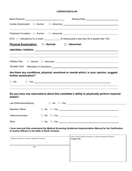 Form F-2 Medical Examination Report - North Carolina, Page 2