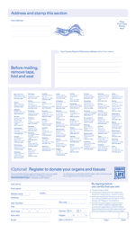 New York State Voter Registration Form - New York, Page 2