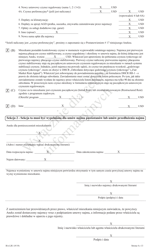 Form RA-LR1 New York City Lease Rider for Rent Stabilized Tenants - New York (Polish), Page 4