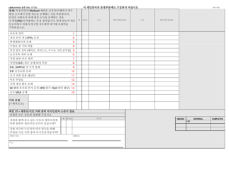 Form LDSS-3174 Recertification Form for Certain Benefits and Services - New York (Korean), Page 9