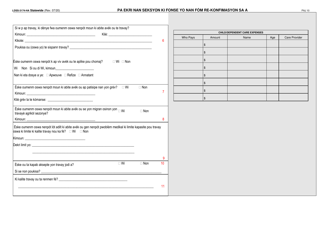 Form LDSS-3174 Recertification Form for Certain Benefits and Services - New York (Haitian Creole), Page 11