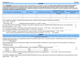 Form LDSS-4826 Application/Recertification - Supplemental Nutrition Assistance Program (Snap) - New York (Polish), Page 4