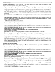 Form LDSS-3151 Supplemental Nutrition Assistance Program (Snap) Change Report Form - New York (Haitian Creole), Page 2