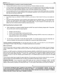 Form LDSS-3151 Supplemental Nutrition Assistance Program (Snap) Change Report Form - New York, Page 3